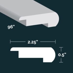 Centura Laminate Soho Reef Stair Nose Round 94"