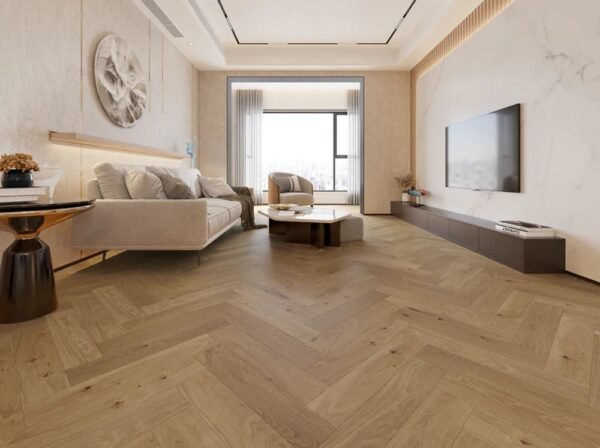 Biyork Engineered Hardwood Nouveau 7 Bespoke Herringbone Cottage Plank 5" - 3/4" - Image 2