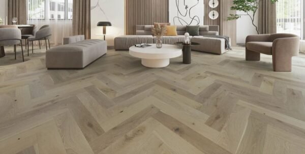 Biyork Engineered Hardwood Nouveau 7 Bespoke Herringbone Northern Veranda 5" - 3/4" - Image 2